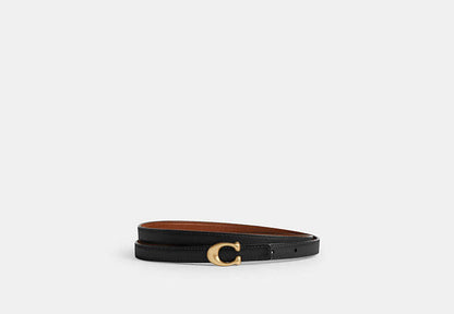Sculpted Signature Buckle Reversible Belt, 13 Mm