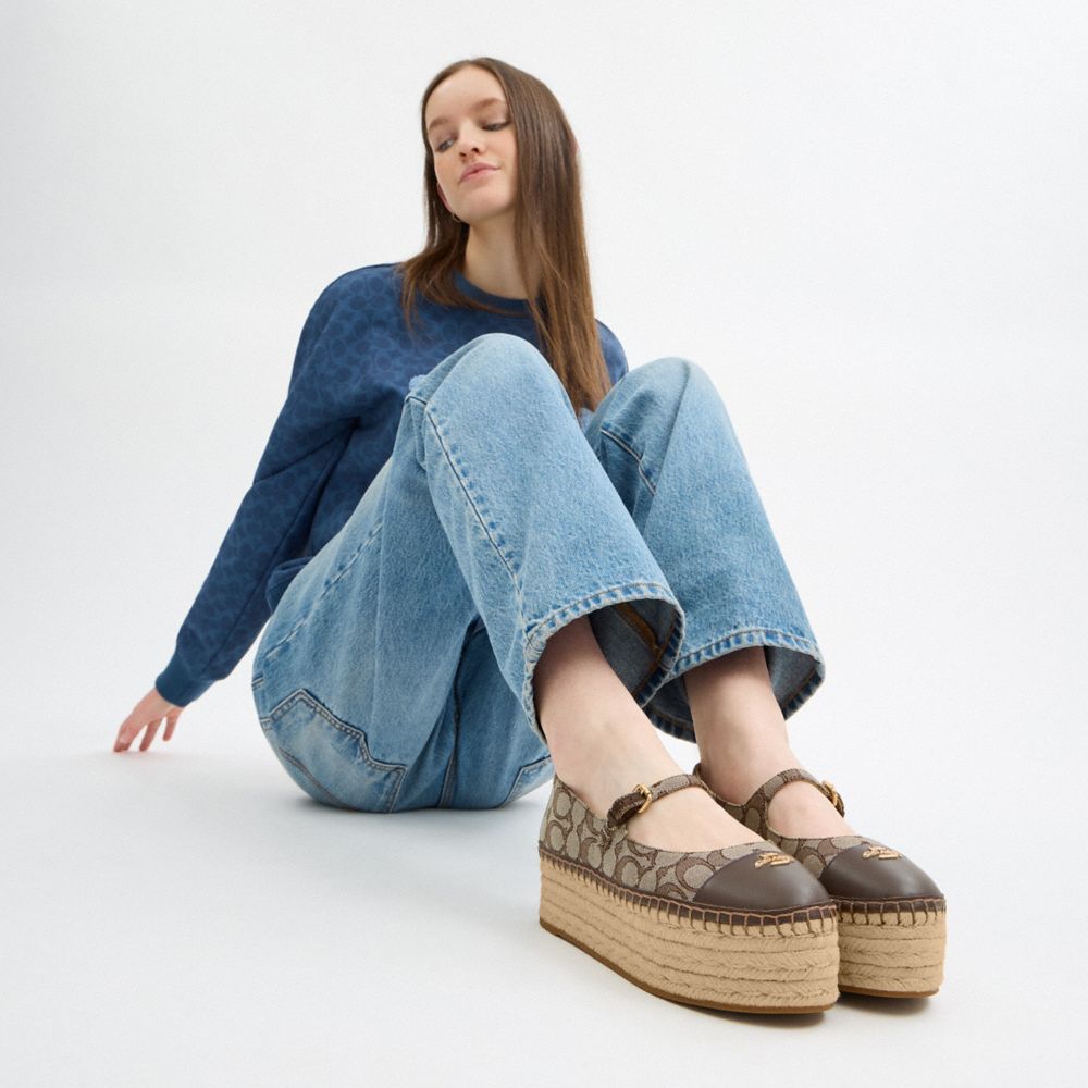 Carmela Espadrille In Signature Jacquard