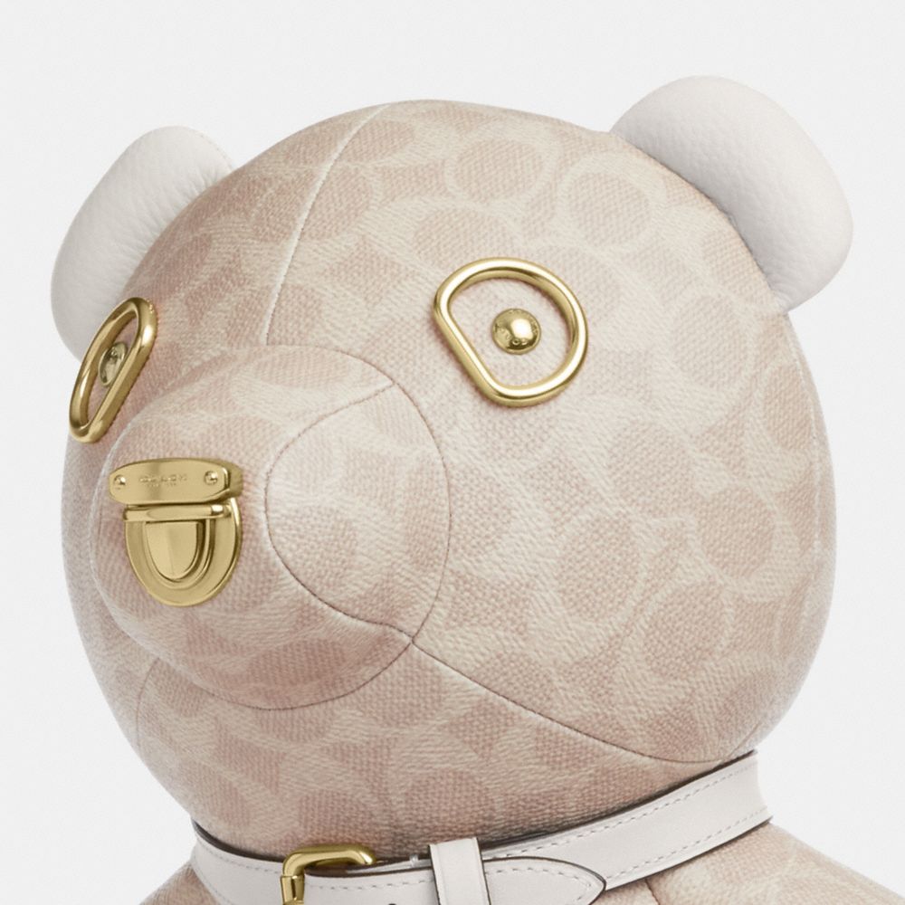 Collectible Bear In Signature Canvas