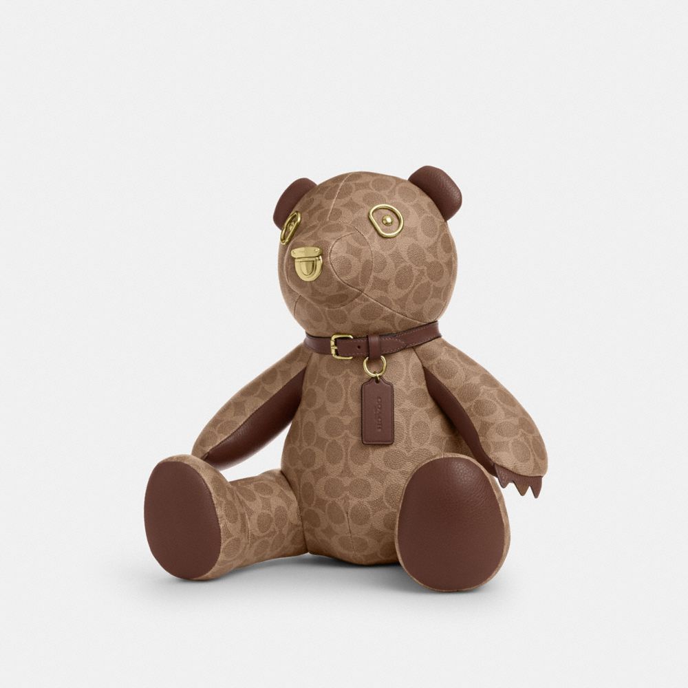 Collectible Bear In Signature Canvas