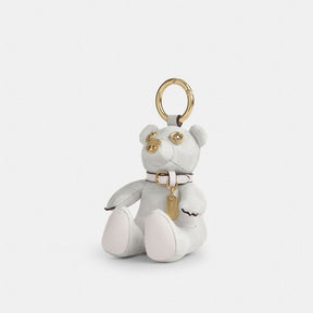 Collectible Bear Bag Charm In Signature Canvas