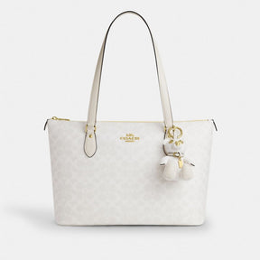 Collectible Bear Bag Charm In Signature Canvas