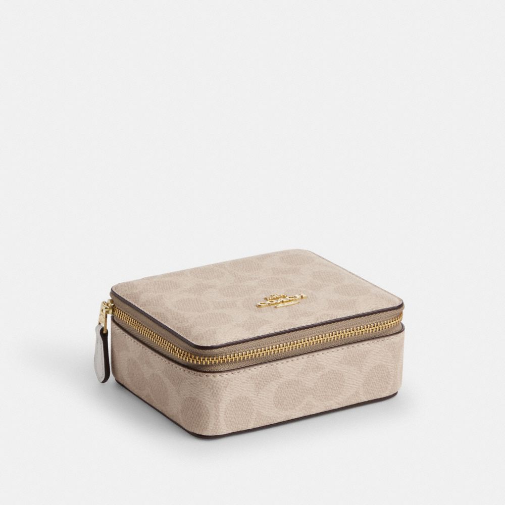 Large Jewelry Box In Signature Canvas
