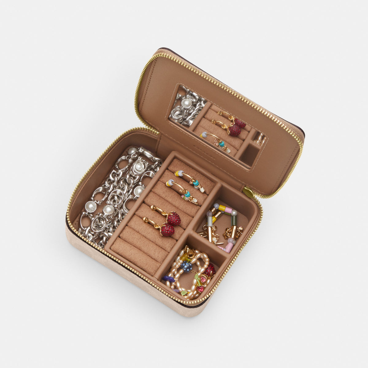 Large Jewelry Box In Signature Canvas
