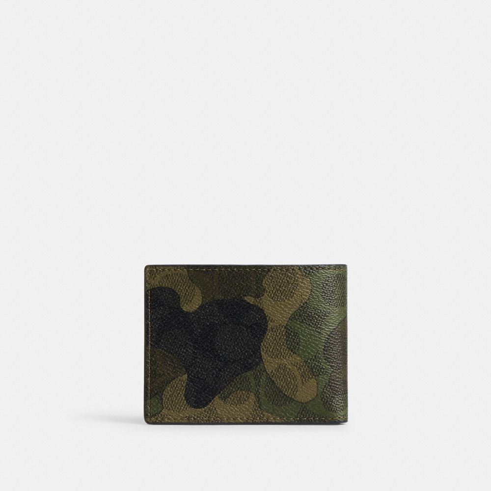 Slim Billfold Wallet In Signature Camo Print