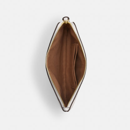 Large Corner Zip Wristlet In Signature Canvas