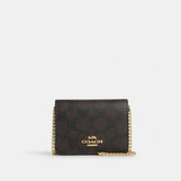Mini Wallet On A Chain In Signature Canvas