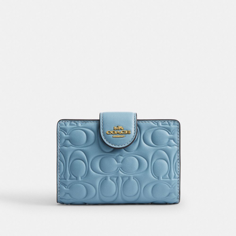 Medium Corner Zip Wallet In Loved Leather