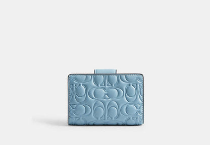 Medium Corner Zip Wallet In Signature Leather