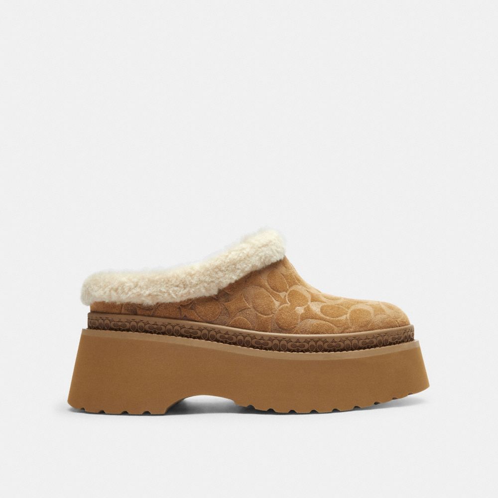 Cecelia Clog In Signature Suede