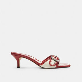 Margot Sandal With Cherry Print