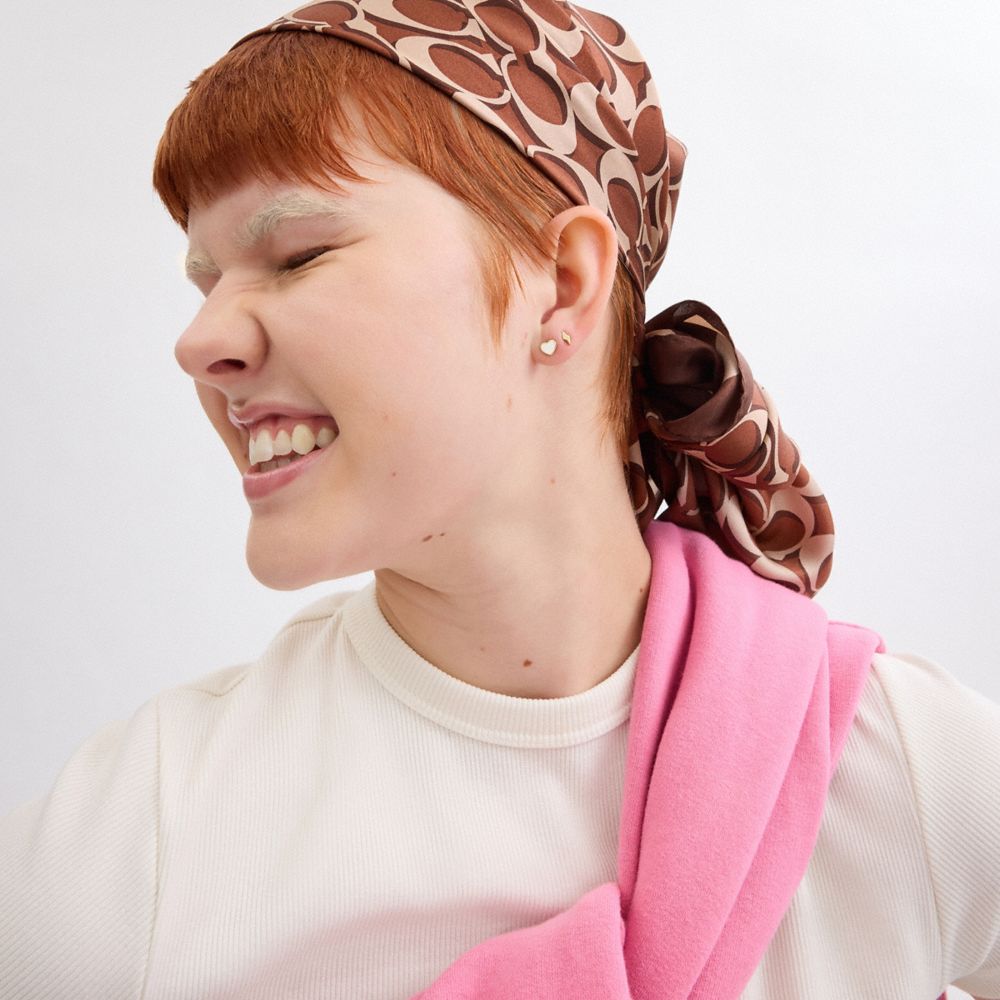 J Initial Stud Earrings Set