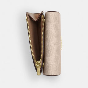 Card Holder Wallet In Blocked Signature Canvas