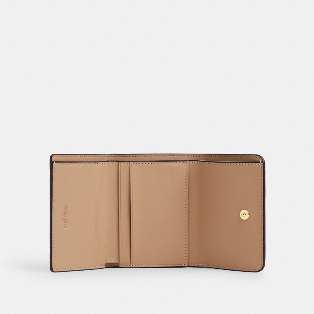 Card Holder Wallet In Blocked Signature Canvas