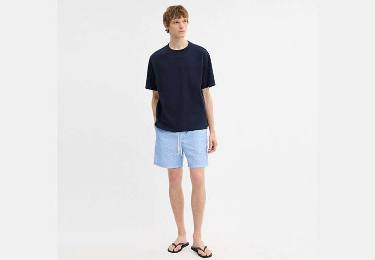 Signature Swim Trunks In Recycled Polyester