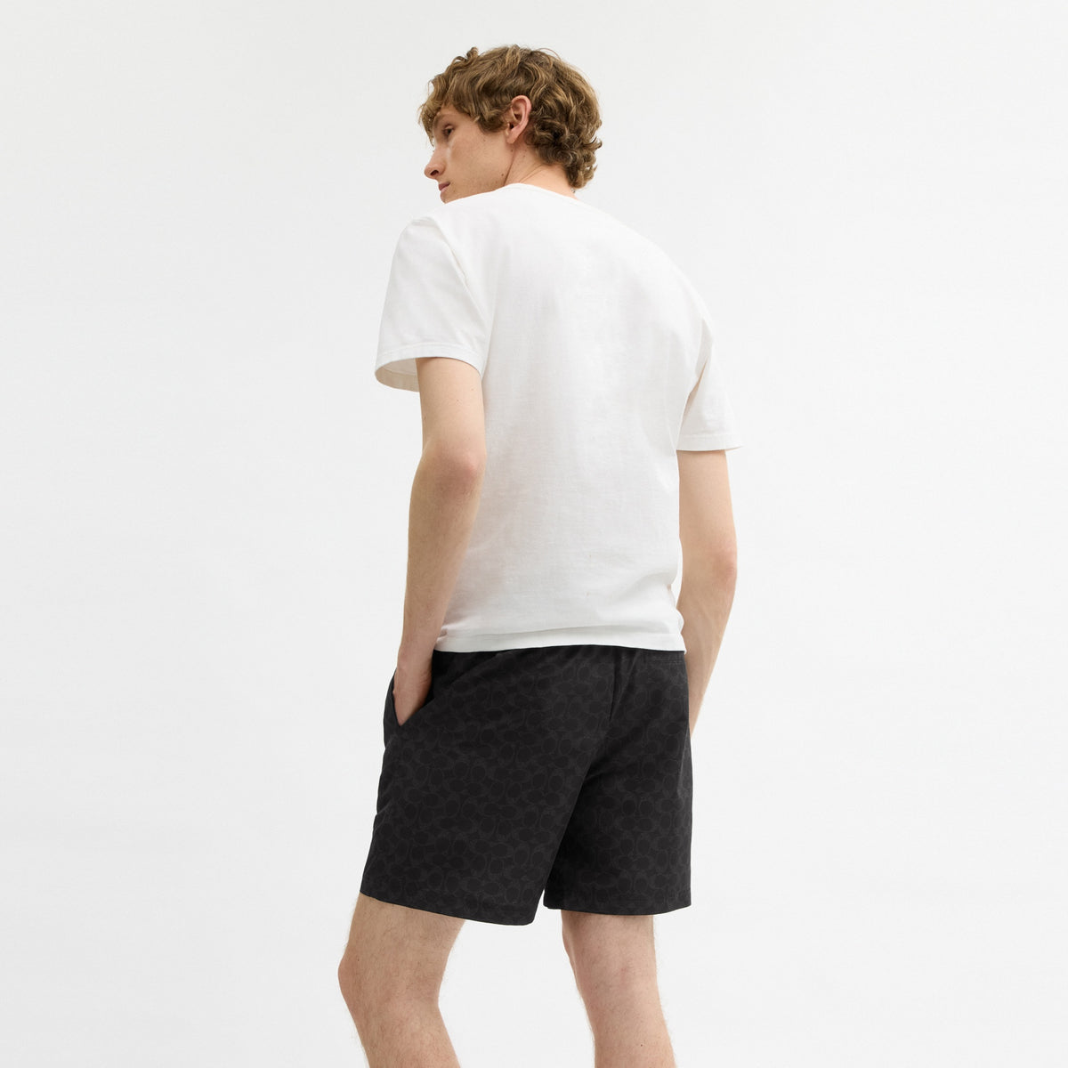 Signature Swim Trunks In Recycled Polyester