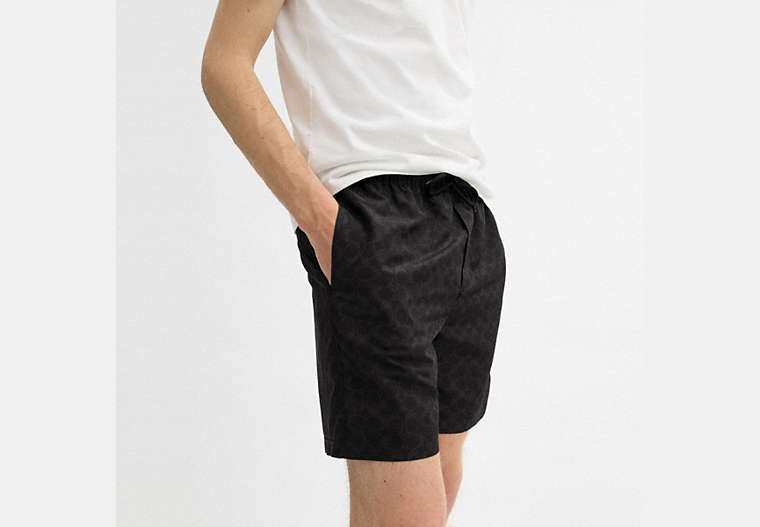 Signature Swim Trunks In Recycled Polyester