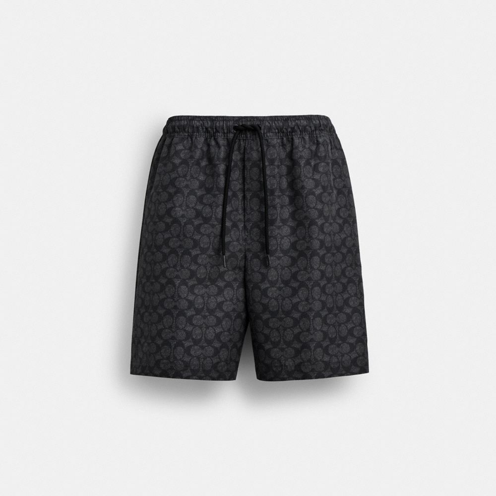 Signature Swim Trunks In Recycled Polyester