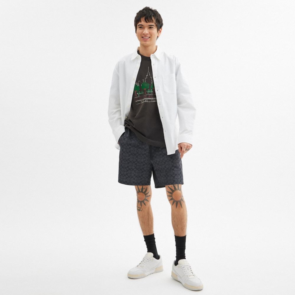 Signature Swim Trunks In Recycled Polyester