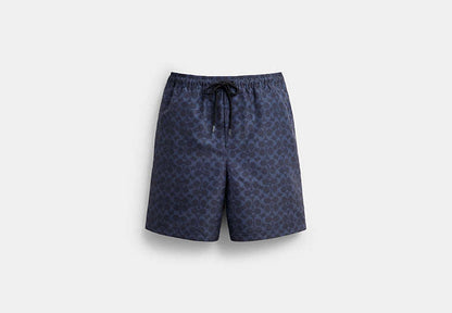 Signature Swim Trunks In Recycled Polyester