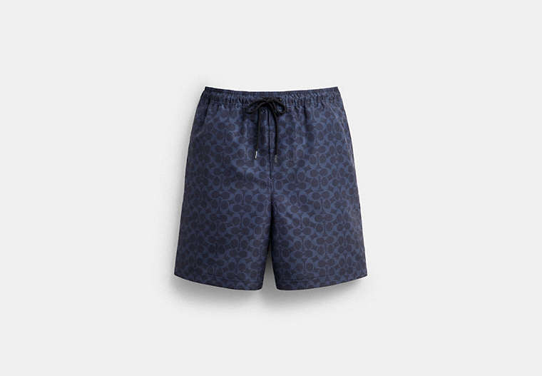 Signature Swim Trunks In Recycled Polyester