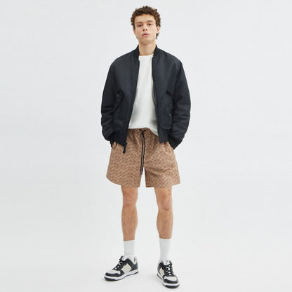 Signature Swim Trunks In Recycled Polyester