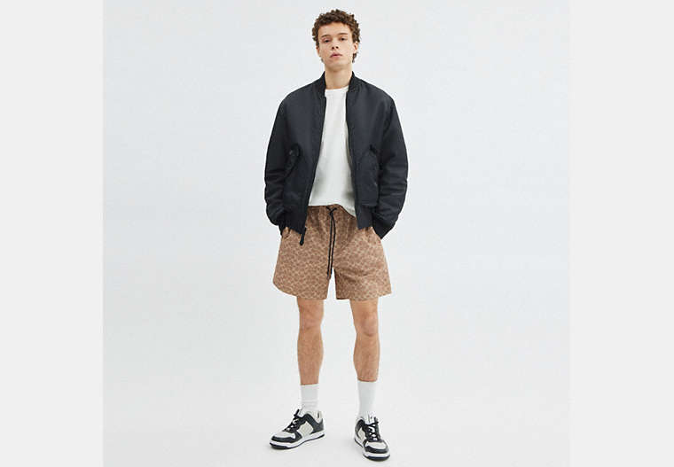 Signature Swim Trunks In Recycled Polyester