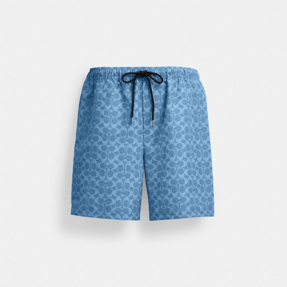 Signature Swim Trunks In Recycled Polyester