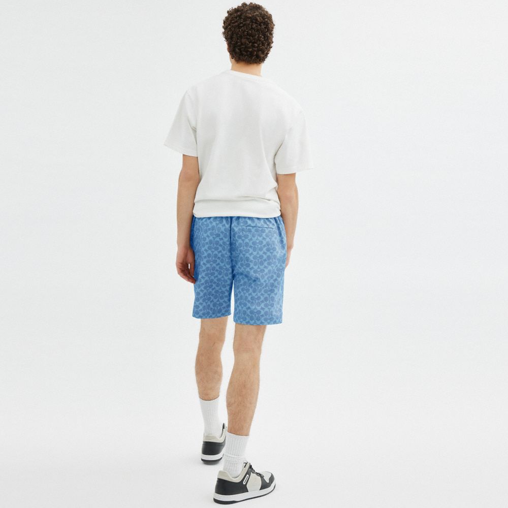 Signature Swim Trunks In Recycled Polyester