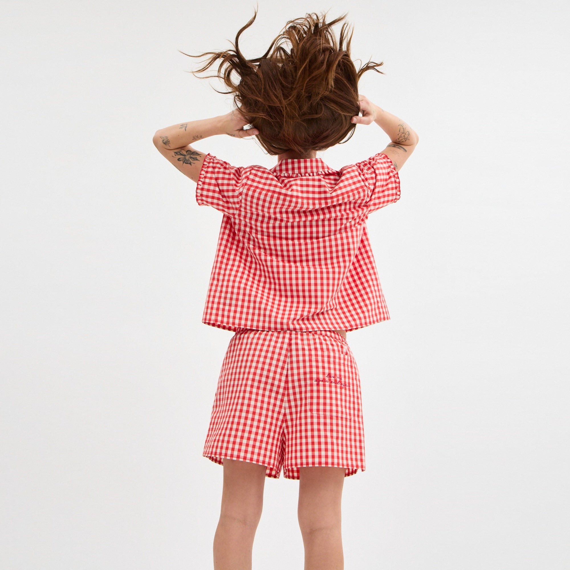 Coachtopia Loop Gingham Tie-Front Shirt