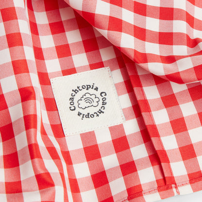Coachtopia Loop Gingham Tie-Front Shirt