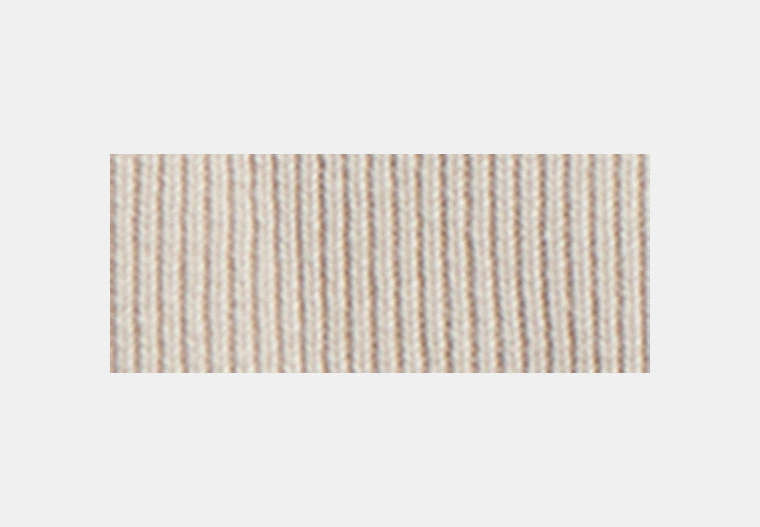 Cursive Signature Striped Cropped Sweater