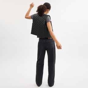 Quilted Leather Vest