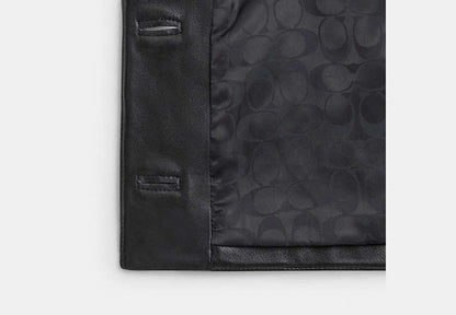 Quilted Leather Vest