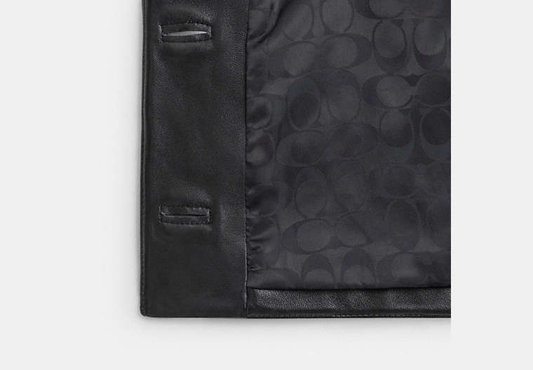 Quilted Leather Vest