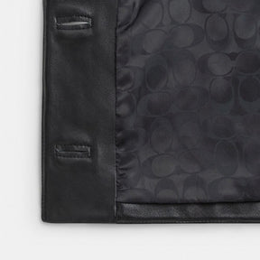 Quilted Leather Vest