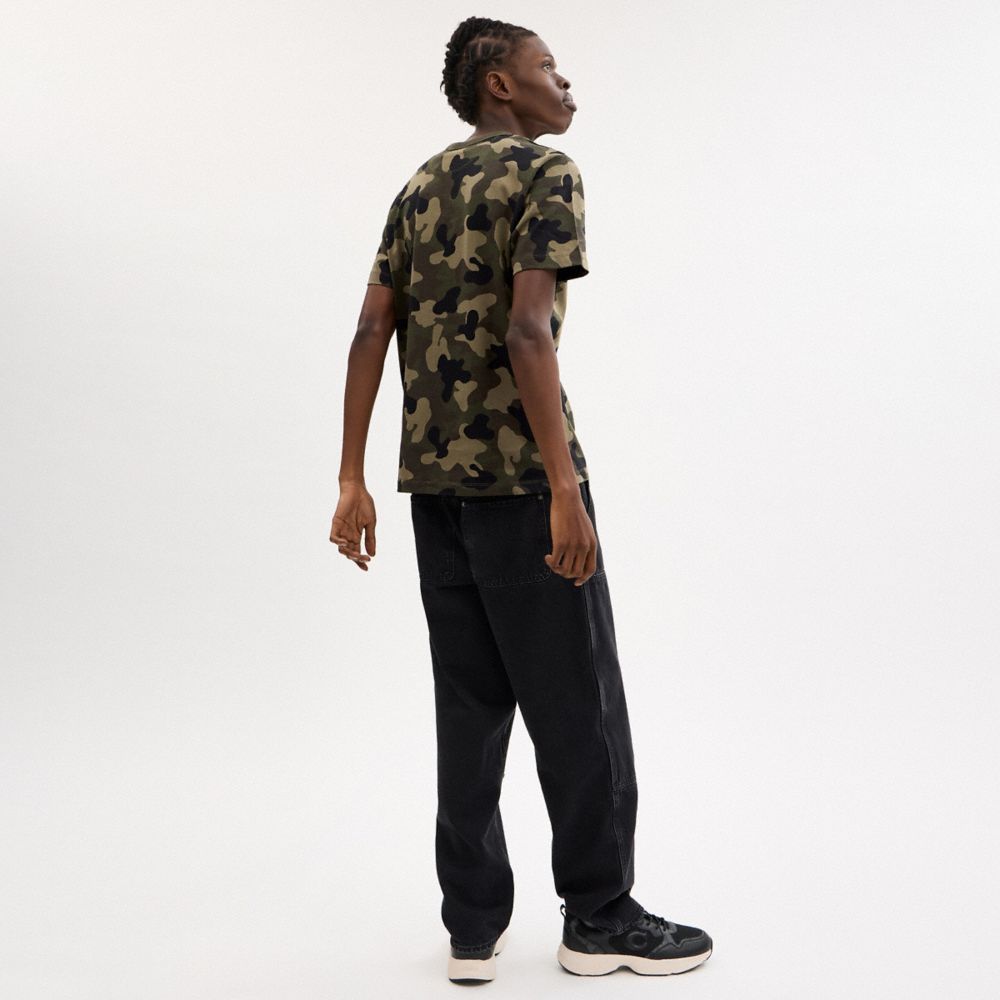 Camo Print T Shirt