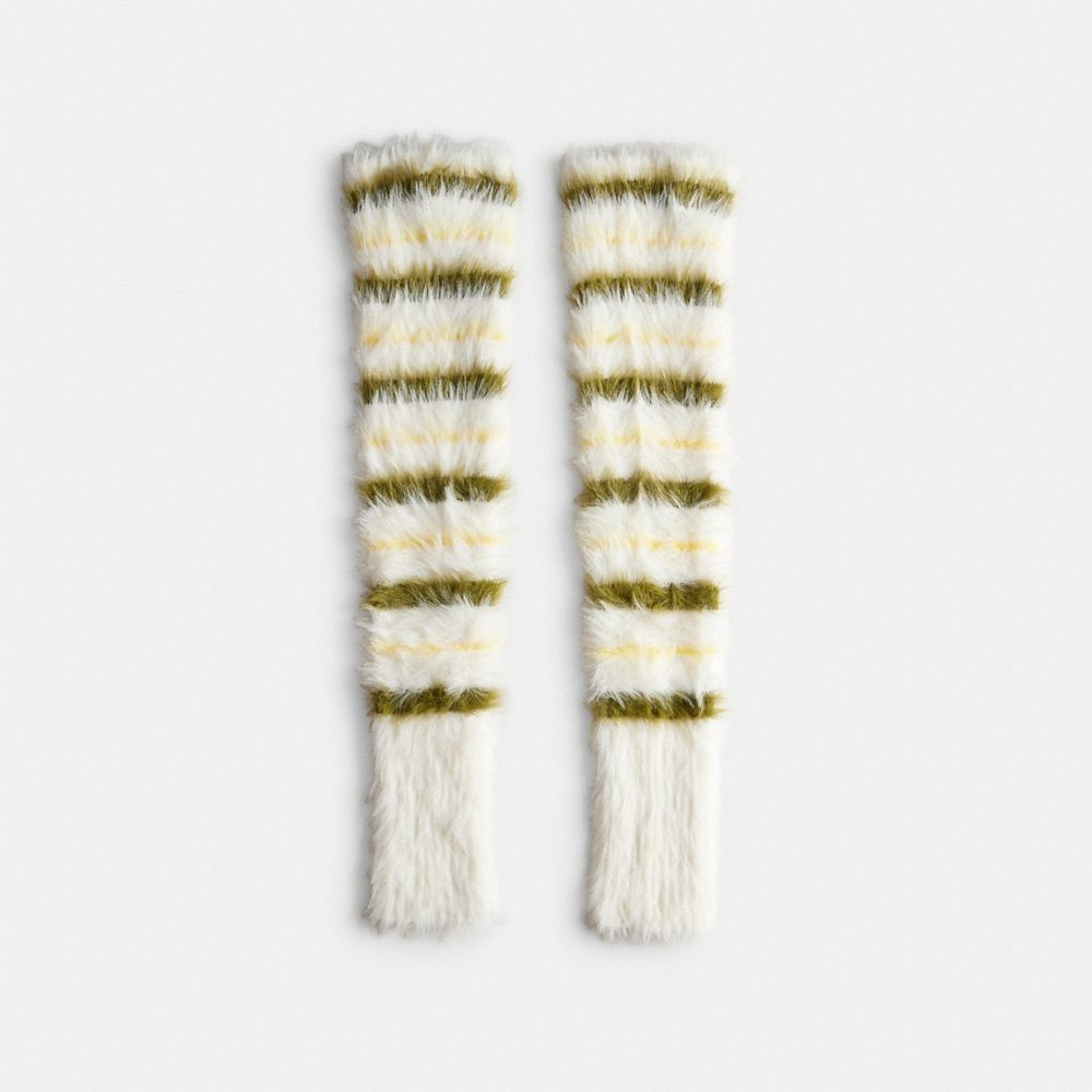 Fuzzy Knit Arm Warmers