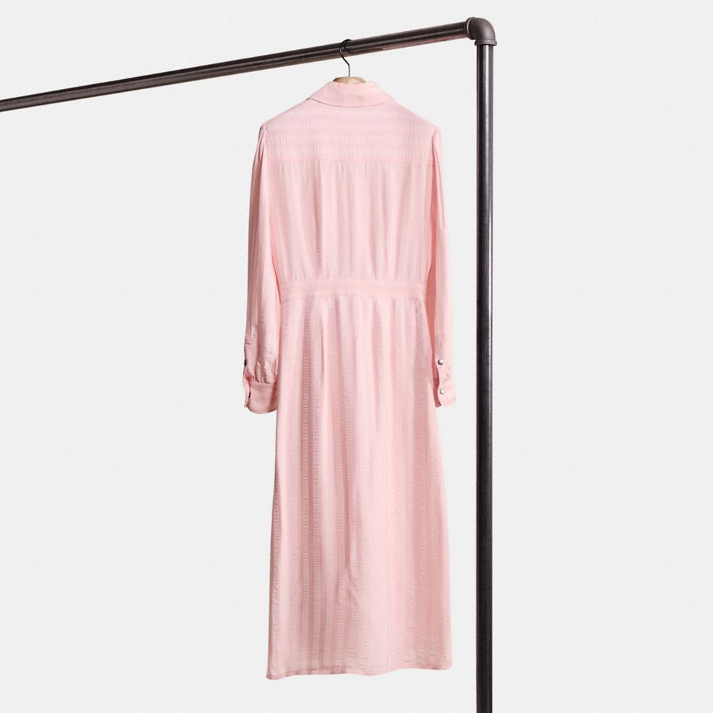 Restored Long Striped Viscose Dress