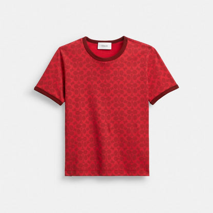 Signature Ringer T-Shirt In Organic Cotton