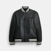Leather Varsity Jacket