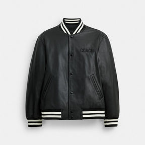 Leather Varsity Jacket