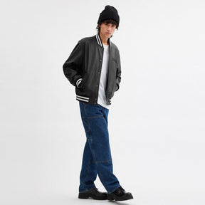 Leather Varsity Jacket