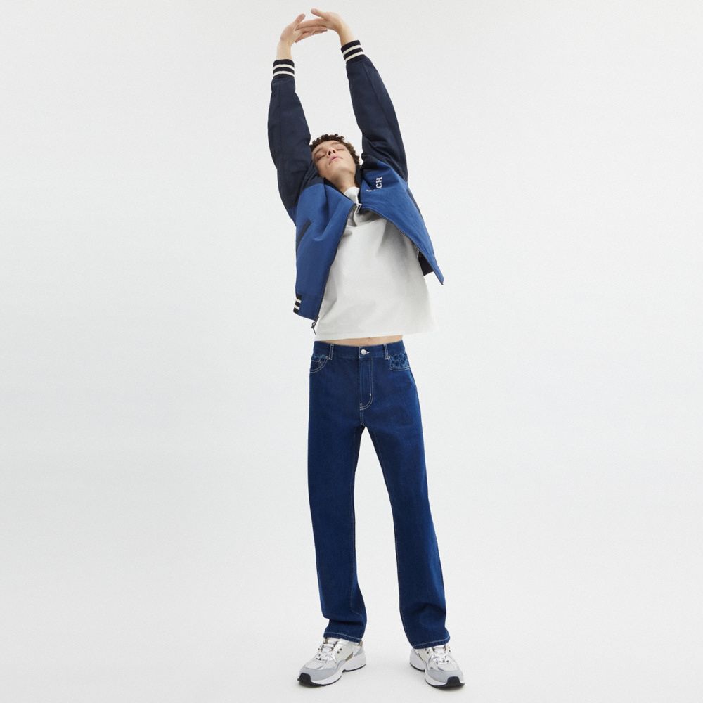 Straight Fit Denim Jeans