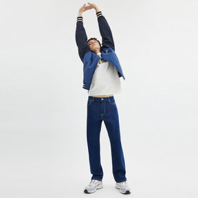Straight Fit Denim Jeans