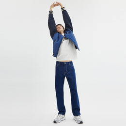 Straight Fit Denim Jeans