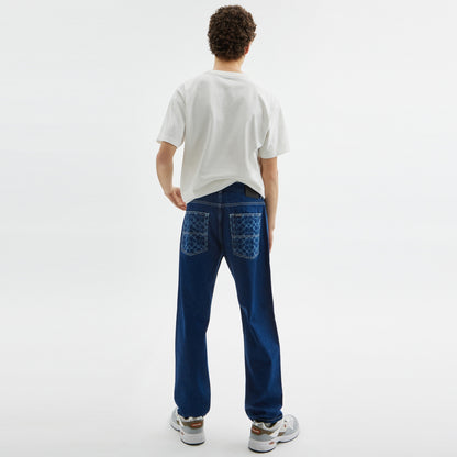 Straight Fit Denim Jeans