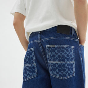 Straight Fit Denim Jeans