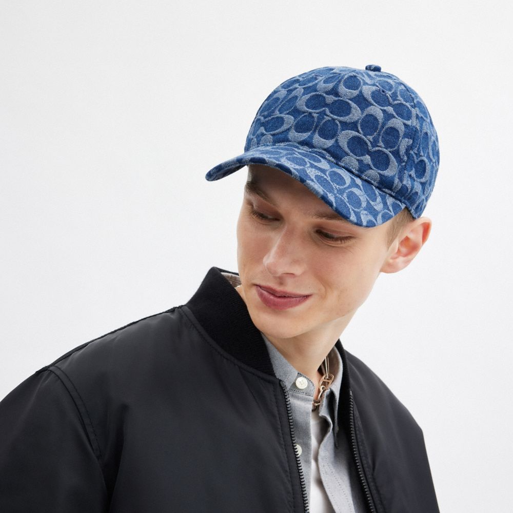 Signature Denim Baseball Hat