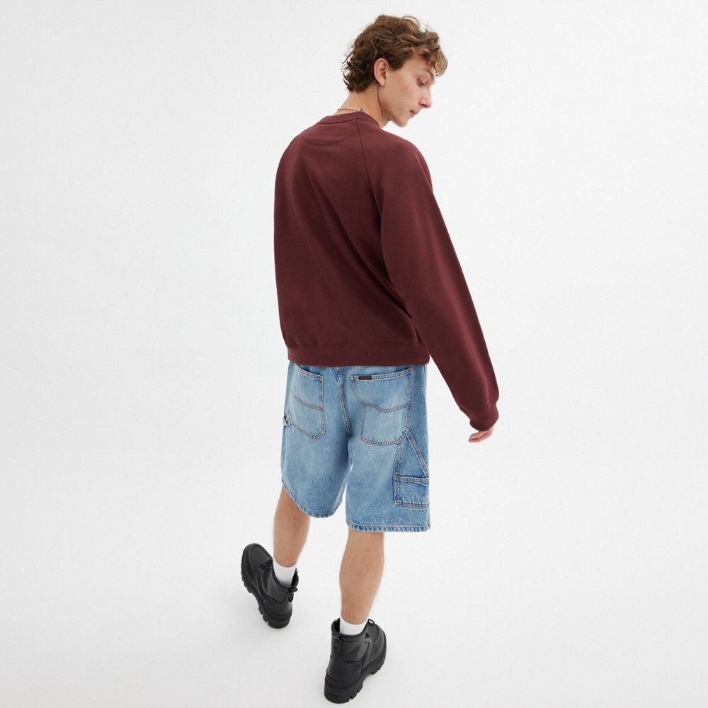 New Year Coach Snake Script Sweatshirt